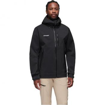 Mammut Alto Guide HS Hooded Jacket Men - Black Hardshell Waterproof Jacket XL