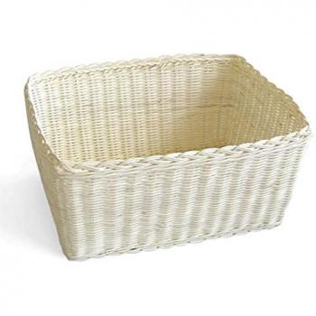 Cesta de Ratan Natural Rectangular 37x18x27 cm