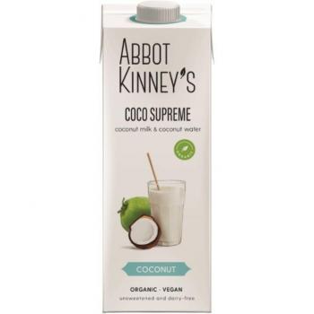 Abbot Kinney's Bebida Vegetal de Coco Supreme Orgánica 1 Litro Vegan