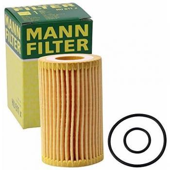Original MANN-FILTER Filtro de aceite HU 611 x – Set de filtro de aceite juego de juntas – Para automóviles