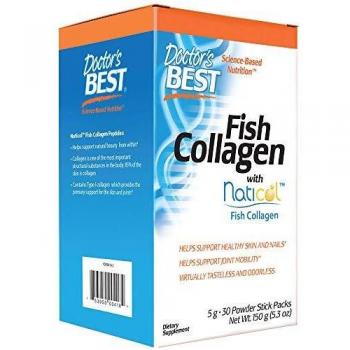 Doctor's Best Freshwater Fish Collagen Powder - 30 Stick Packs