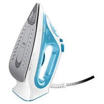 Braun Texstyle 3 SI3053BL - Plancha para la Ropa de Vapor de 2400W con Suela Bidireccional 3D Superceramic, Vapor 170 gr/min, Depósito de 270ml, Color Azul