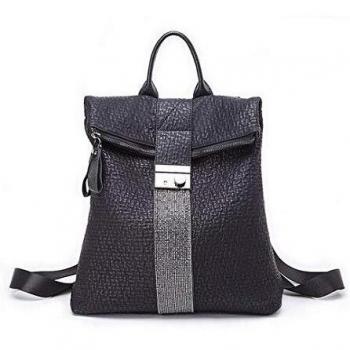 Bolsos Mochila Mujer Antirrobo Bolso de Hombro, JOSEKO Mochila de Piel Genuina Mochilas Casual Bolsa Bandolera Messenger Bag Backpack