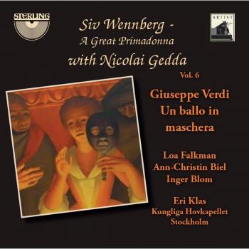 A Great Primadonna, Vol. 6 - Verdi: Un Ballo In Maschera by Siv Wennberg