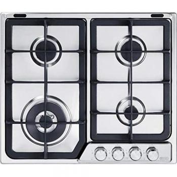 Encimera de Gas De'Longhi PFI 46 GH Profesional Acero Inoxidable 60 cm 4 Fuegos