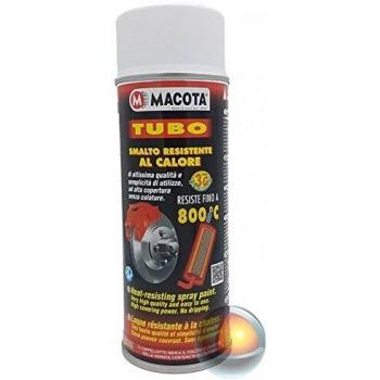 Macota - Pintura en spray color blanco resistente a las altas temperaturas, para frenos, tubos de escape, pinzas, 400 ml