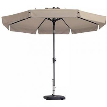 Sombrilla Redonda Flores Luxe 300 cm Ecru Grado 6