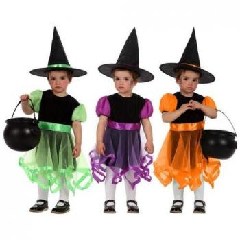 Disfraz de Bruja Multicolor para Bebés de 12 a 24 Meses