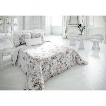 ALGODÓN BLANCO - FLORA BEIGE 135. BOUTI WASH 235X270