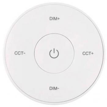Mando Mini RF Monocolor + CCT Round Táctil Blanco - Sistemas de Control, Regulación RF 2.4GHz