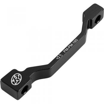 Adaptador de PM-PM para frenos de disco de 160 a 180 mm, color negro