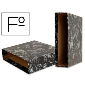 Caja archivador Liderpapel Classic Blue Folio Negra