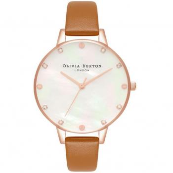 Reloj Olivia Burton Classics para Mujer OB16SE18 con Correa de Piel Marrón y Diámetro de Caja de 34 mm