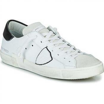 Philippe Model Paris Low Men's Sneakers - White Leather Size 43