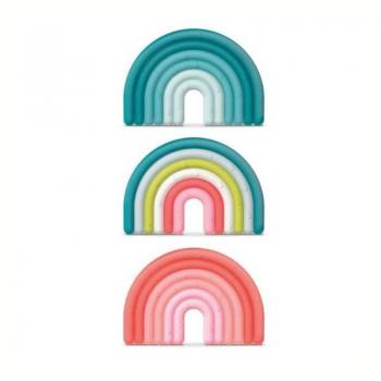 Suavinex Mordedor de Silicona Arcoiris Etapa 1 +0 Meses 1 Unidad