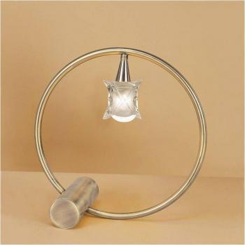 Lámpara de mesa Rosa Del Desierto 1 Bulb G9, latón antiguo