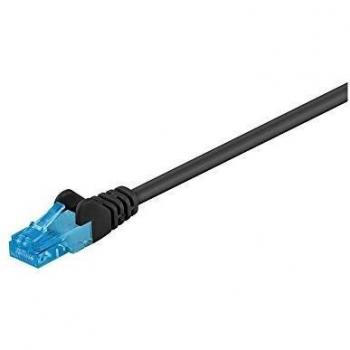 Cable de Conexión Cat 6a U/UTP, Negro, 7.5 m