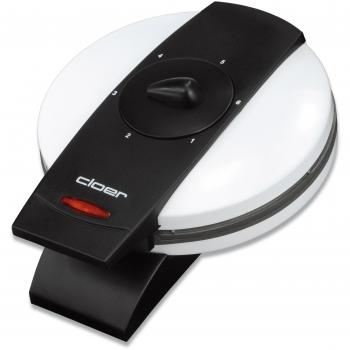 Cloer Gofrera eléctrica 1621, 1 W, Acero, Blanco y Negro