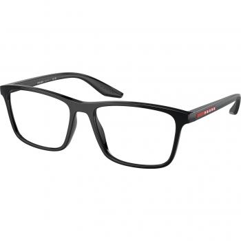 Prada Linea Rossa PS01QV 1AB1O1 Lentes Recetadas para Hombre Negros