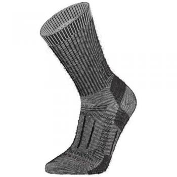 Calcetines de senderismo Icebreaker Mountaineer Expedition Mid Calf Merino para Mujer, Jet HTHR/Espresso, Talla Large