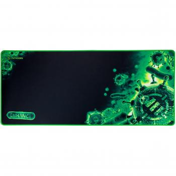 ENHANCE Alfombrilla Ratón XXL Teclado y Ratón Superficie de Baja fricción para Buen Deslizamiento de ratón Costuras en los Bordes y Base de Goma Antideslizante Gamers Verde