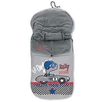 Pirulos Rally Velour - Saco carro, color gris