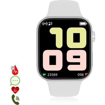 Smartwatch deportivo TK800 con monitor cardiaco dinámico y notificaciones de redes sociales