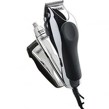 Kit de Cortadora de Cabello Wahl Deluxe Chrome Pro con Recortadora de Nariz y Oídos