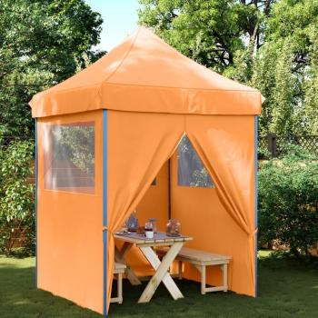 Tienda de fiesta plegable Pop-Up 4 paredes laterales color Burdeos, Naranja, Terracota y más