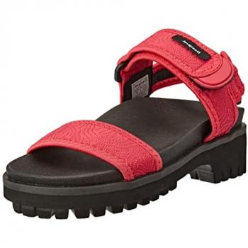 Sandalias Planas Desigual Track para Mujer, Color Rojo, Talla 40 EU
