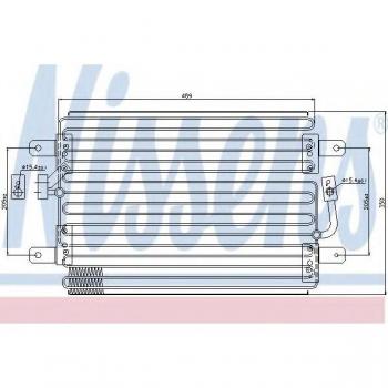 Condensador de Aire Acondicionado Nissens 94561
