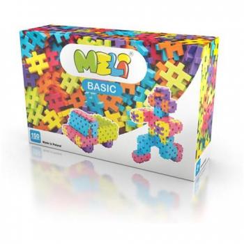 MELI- Basic 150pcs Juegos construccion Color Multicolor