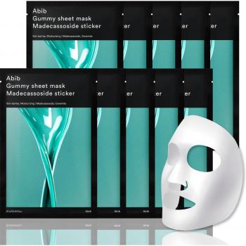 Abib Gummy Sheet Mask Set - 5 Types with Madecassoside - Hydrating and Soothing Cosmetics