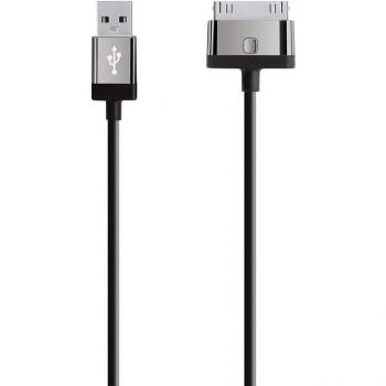 Belkin MIXIT Cable USB a Apple 30 Pines Negro