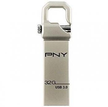 PNY Hook Attache - Memoria USB de 32 GB, Negro