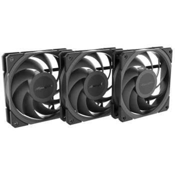 Ventilador PC Alpenföhn Jetstream PWM 120 mm - Paquete de 3, Color Negro, Dimensiones 120 x 120 x 27 mm