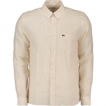 Camisa regular fit de lino para hombre Lacoste