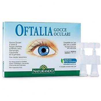 Naturando - Oftalia Colirio Oftalmológico - 10 viales de 10 ml