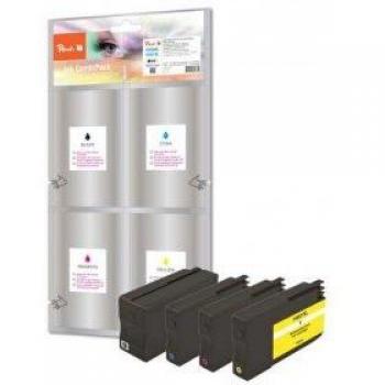 Pack de 4 cartuchos de tinta XL compatibles con HP No. 950XL, No. 951XL (negro, cian, magenta, amarillo)