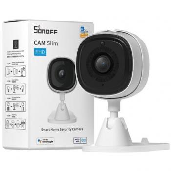Cámara Inteligente Mini 1080p con Visión Nocturna, Control por Alexa y Google, Conexión Wifi, Sonoff S-Cam