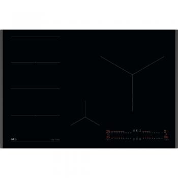 Placa de Inducción AEG TI84IS00FB de 80 cm con 4 Zonas Flex Bridge
