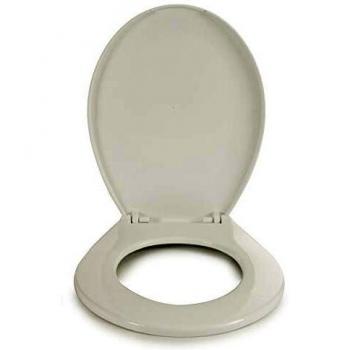 TU TENDENCIA ÚNICA Tapa y Asiento WC en Blanco para Inodoro. De Plástico Duro. Medidas: 34x3x43 cm