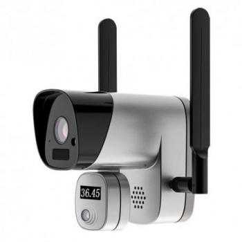 Cámara IP WiFi 2 Megapíxeles con Medición de Temperatura Corporal - Precisión ± 0.3ºC - Distancia de Medición hasta 1.5m - Conexión a APP para Smartphone