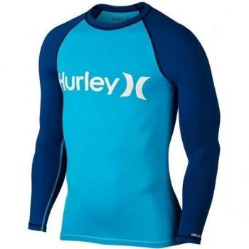 Hurley - One and Only L/S, color azul, talla M