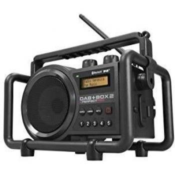 Radio de Construcción Perfectpro DAB+ BOX2 con DAB+, FM RDS, Bluetooth, Aux-in y Baterías Recargables