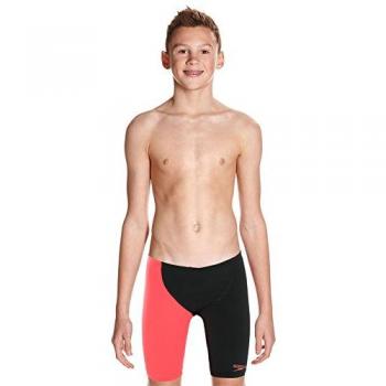 Speedo Fast Skin Junior High Waist Jammer Endurance + – Black/Siren Red, Blue, Black