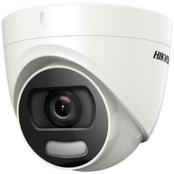 Cámara Domo Hikvision DS-2CE72HFT-F28 5MP ColorVu 2.8mm para Exteriores IP67