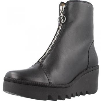 Fly London Women's Boce Wedge Heel Ankle Boots - Black - Size 8 (US 10-10.5, Euro 41)