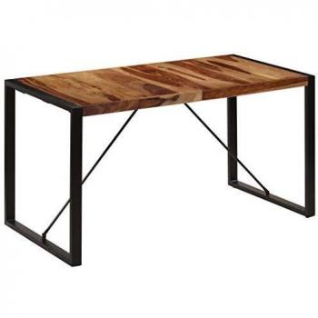 Solid Sheesham Wood Dining Table 140x70x75 cm