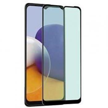 Protector de Pantalla Antibacteriano de Vidrio Templado Negro Transparente para Samsung Galaxy A03s